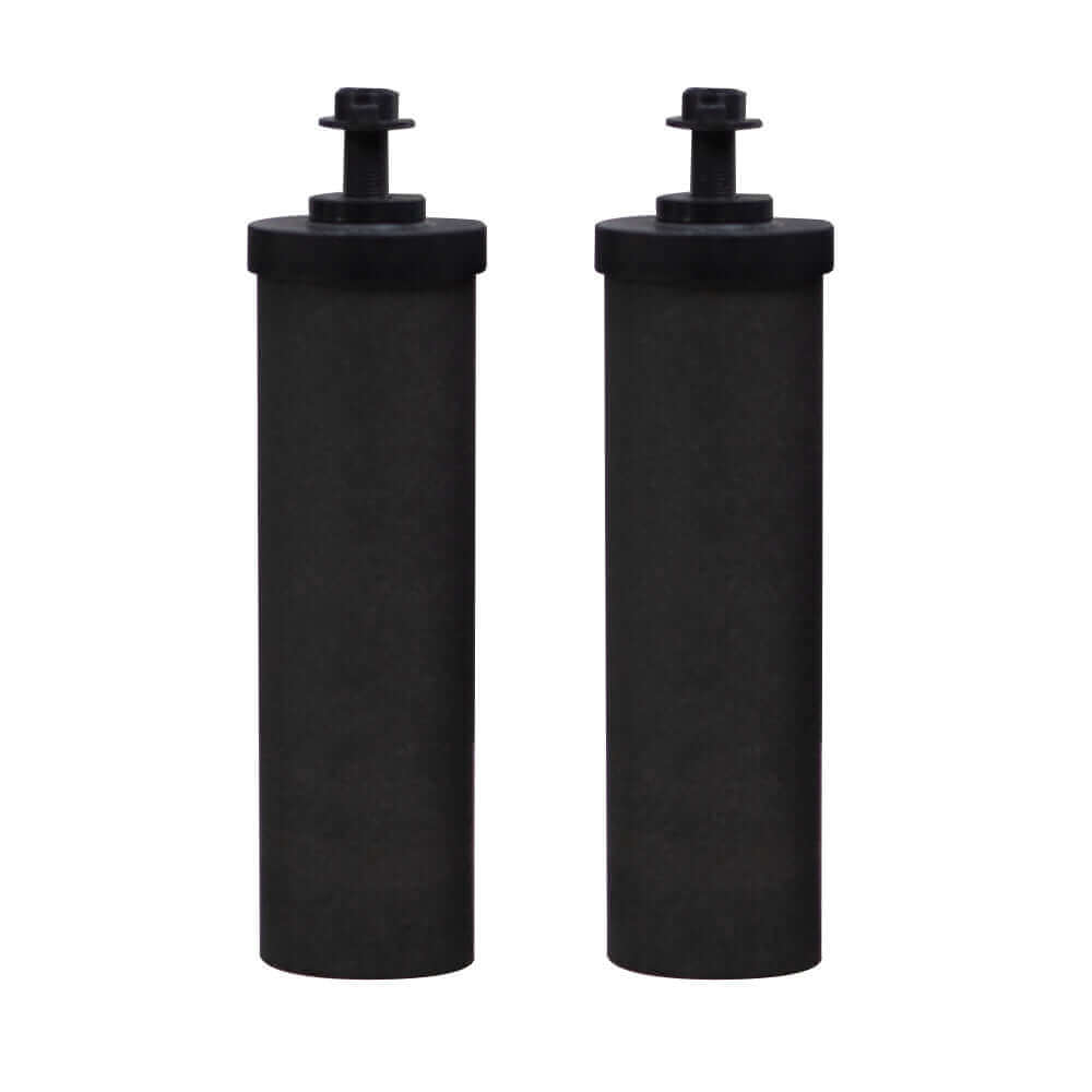 Filteroo® 8” Rain & City Water Carbon Block Gravity Water Filter Cartridge Twin Pack