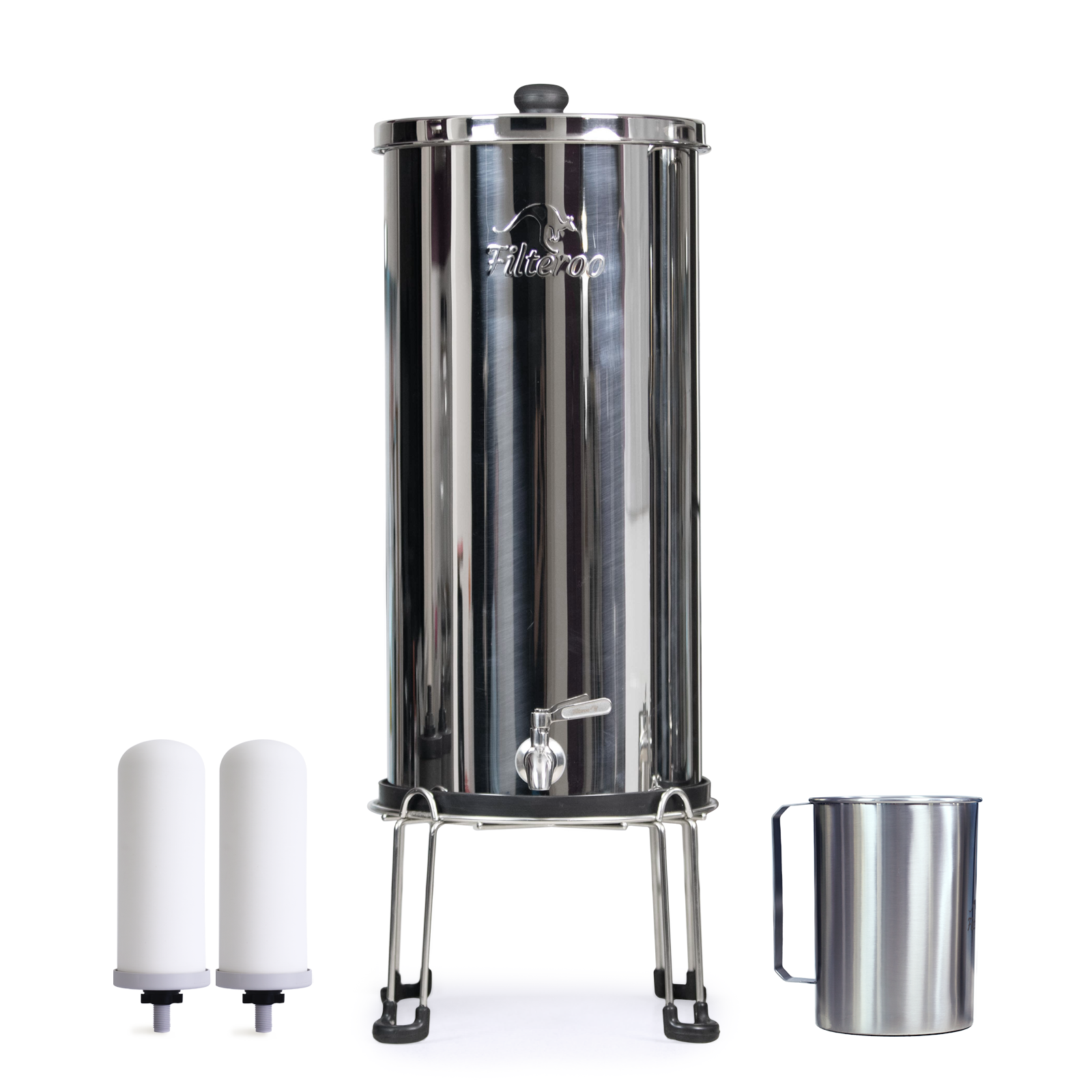 Filteroo Superoo 4.22 gallons with Ultrapure cartridges and jug